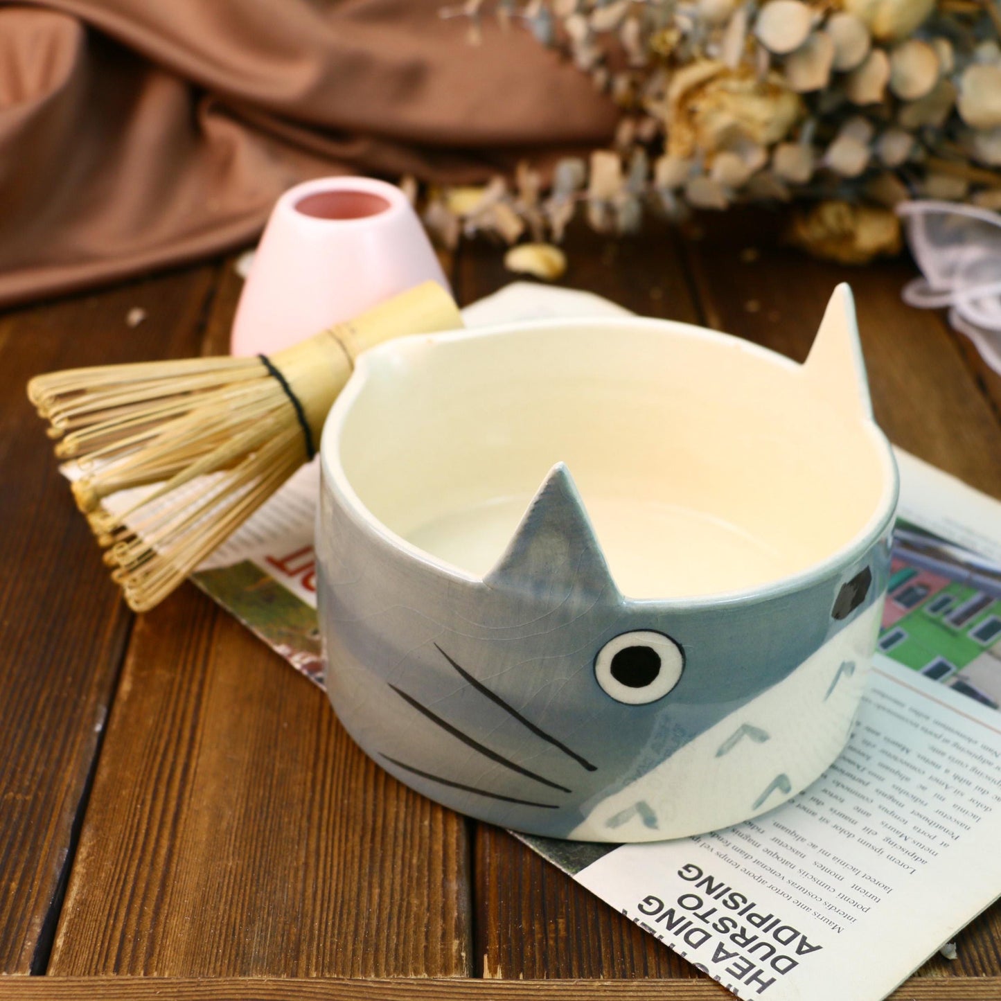 Adorable Ceramic Matcha Bowl Set