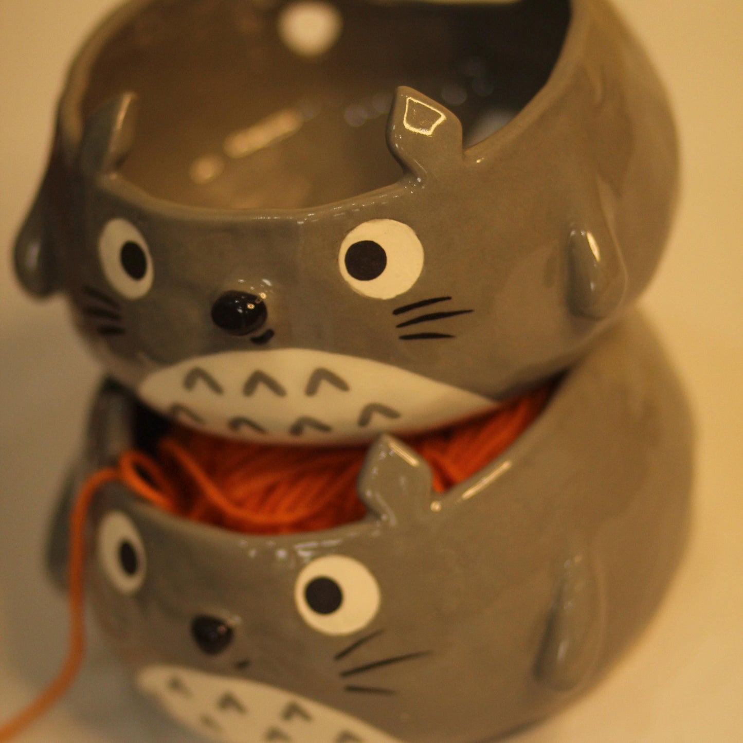 Grey Forest Spirit Yarn Bowl