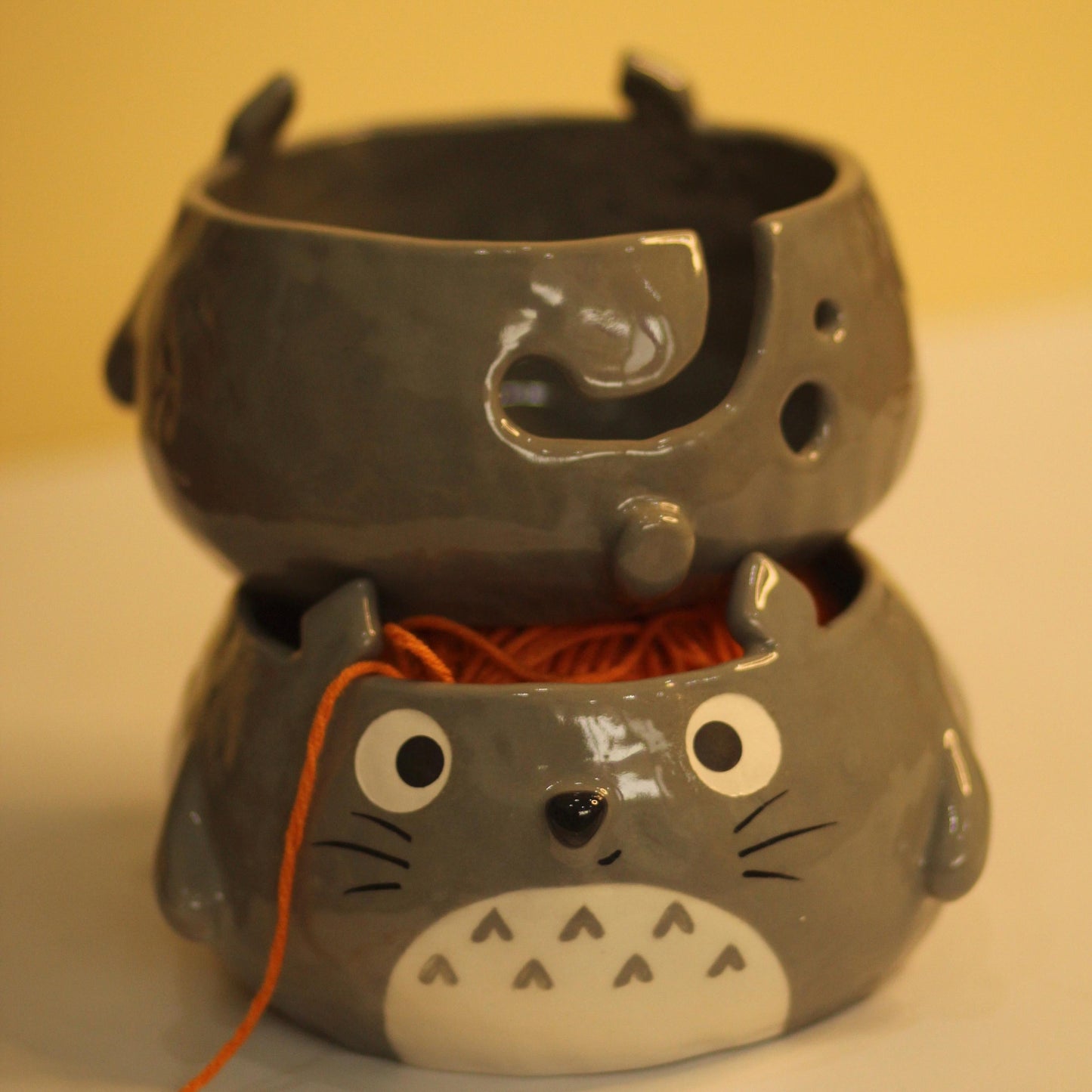 Grey Forest Spirit Yarn Bowl