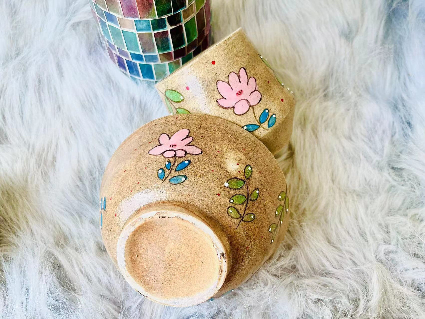 Personalized Flower Ceramic Mug