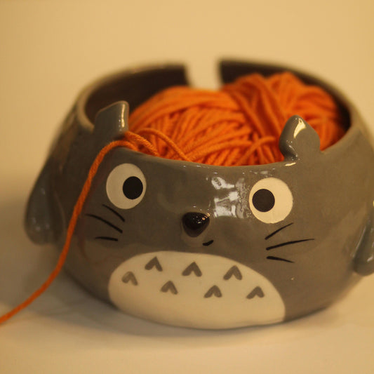 Grey Forest Spirit Yarn Bowl