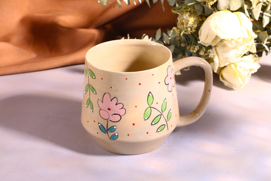 Personalized Flower Ceramic Mug