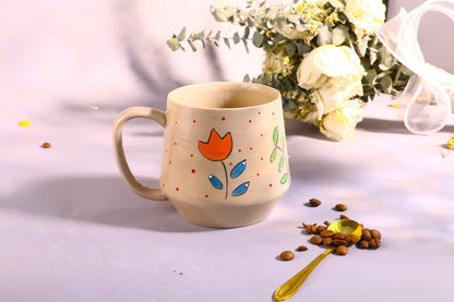 Personalized Flower Ceramic Mug