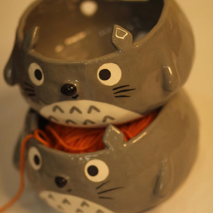 Grey Forest Spirit Yarn Bowl
