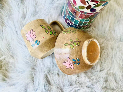 Personalized Flower Ceramic Mug
