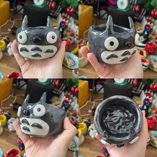 Quirky Totoro Ceramic Bowl