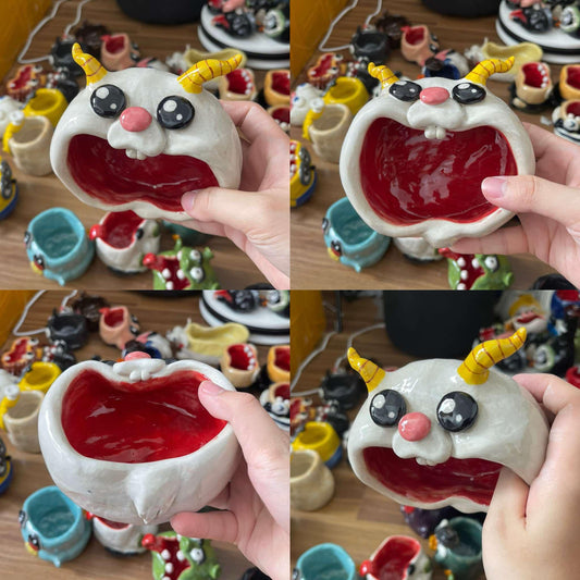 Anime-Inspired Ceramic Bowl